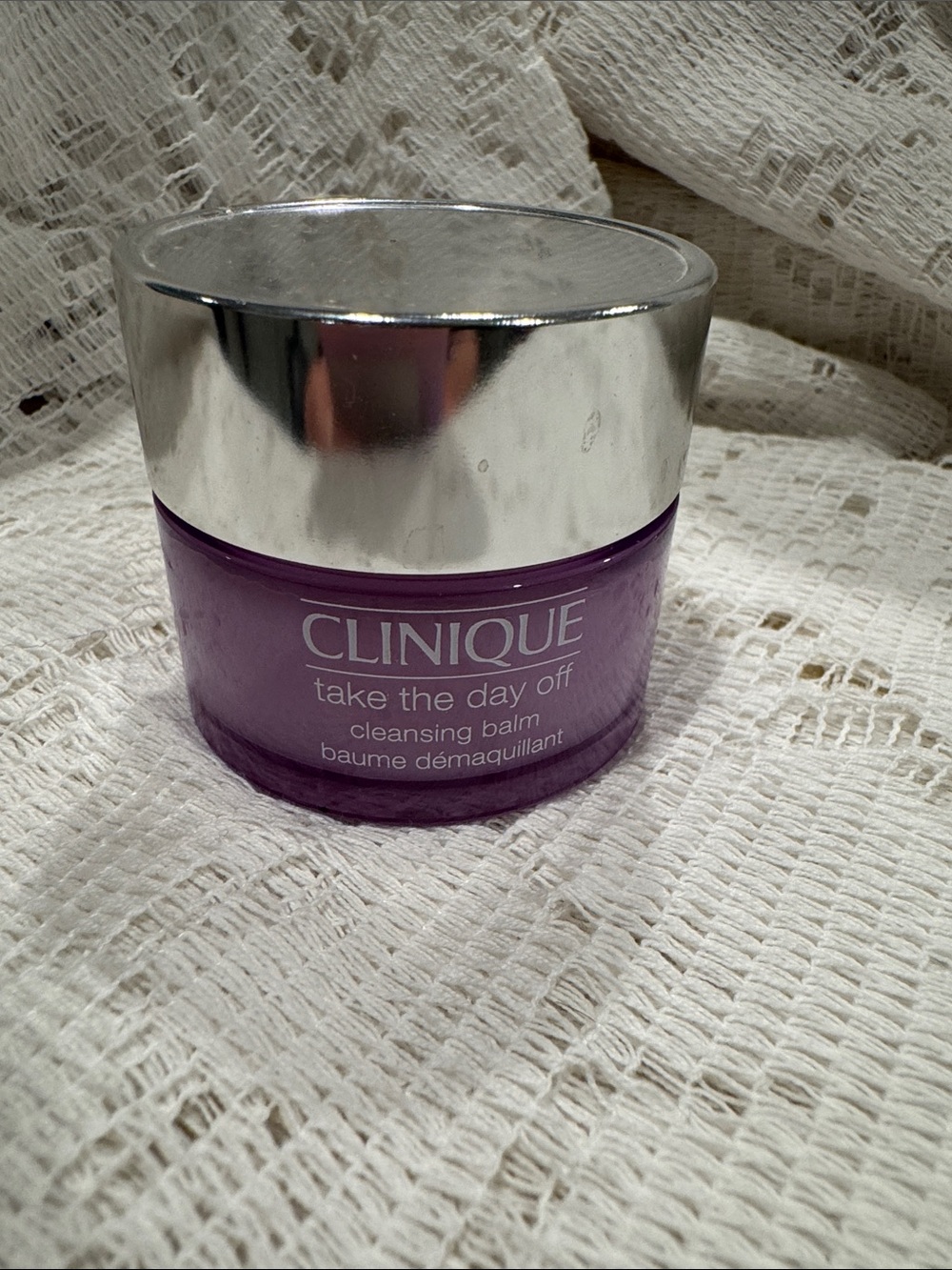 Clinique Take The Day Off Cleansing Balm - Purple Jar with Silver Lid